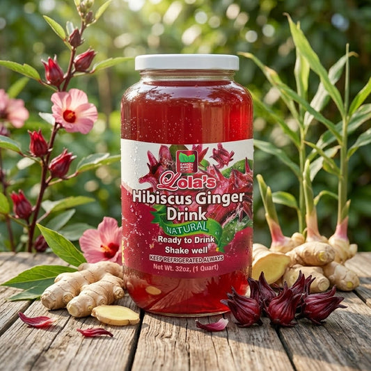 LOLA’s HIBISCUS GINGER DRINK