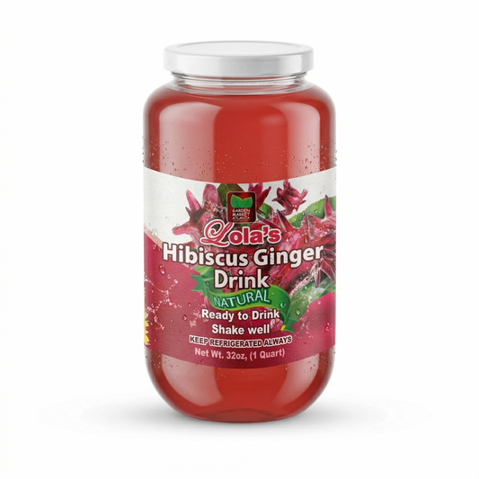 LOLA’s HIBISCUS GINGER DRINK