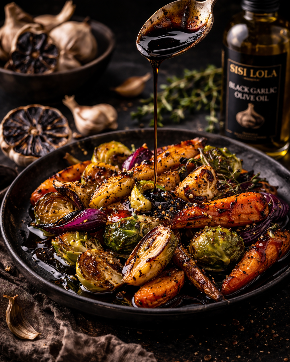 Sisi Lola Black Garlic Olive Oil
