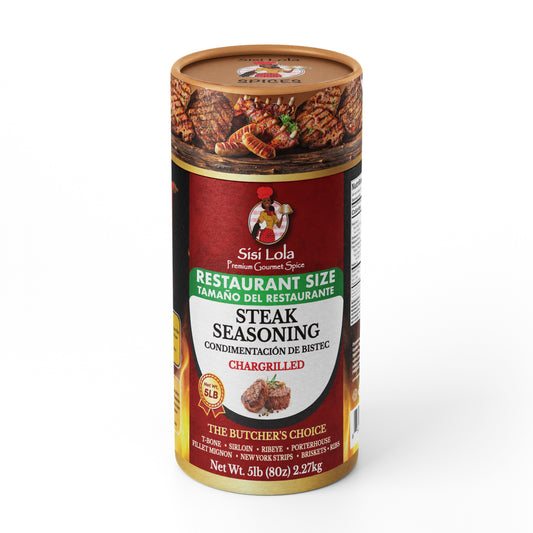 SISI LOLA RESTAURANT SIZE STEAK SEASONING