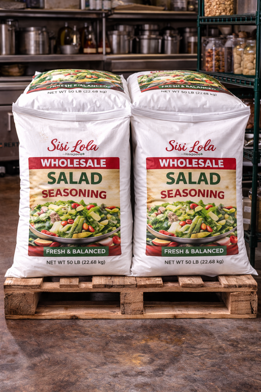 SISI LOLA WHOLESALE SALAD SEASONING 50LB