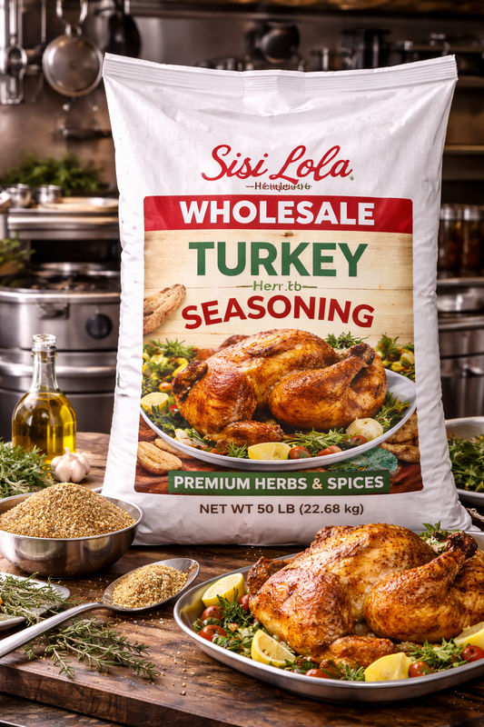 SISI LOLA WHOLESALE TURKEY HERBS SEASONING 50LB
