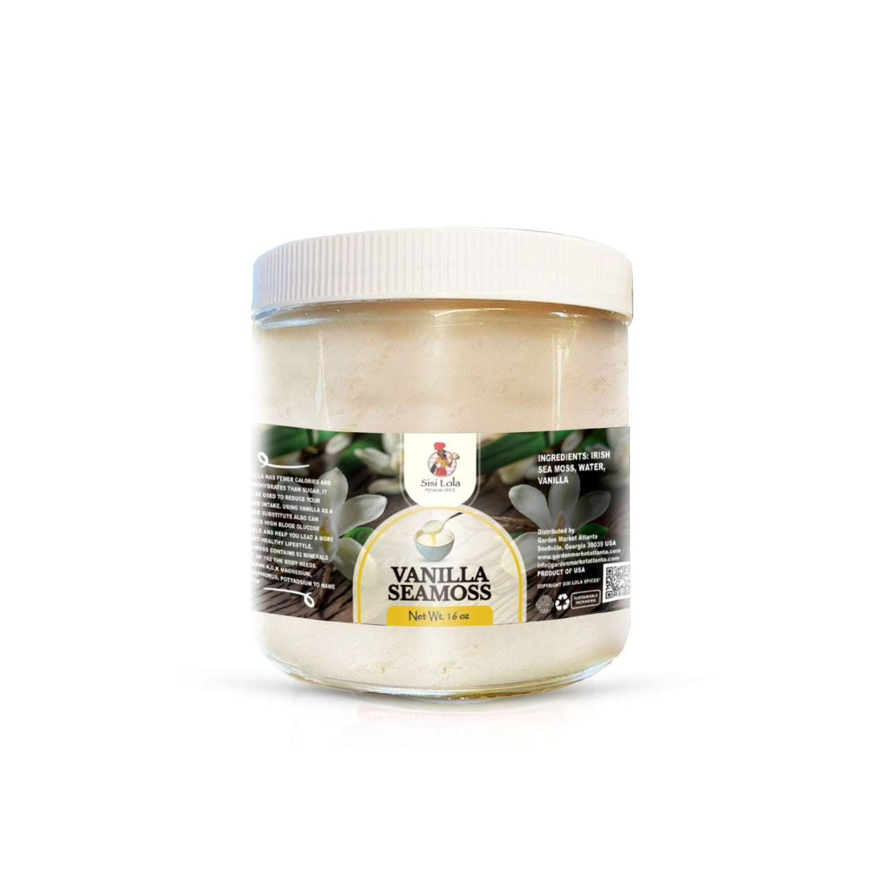 Sea Moss Gel - Vanilla Sea Moss Gel | Garden Market Atlanta