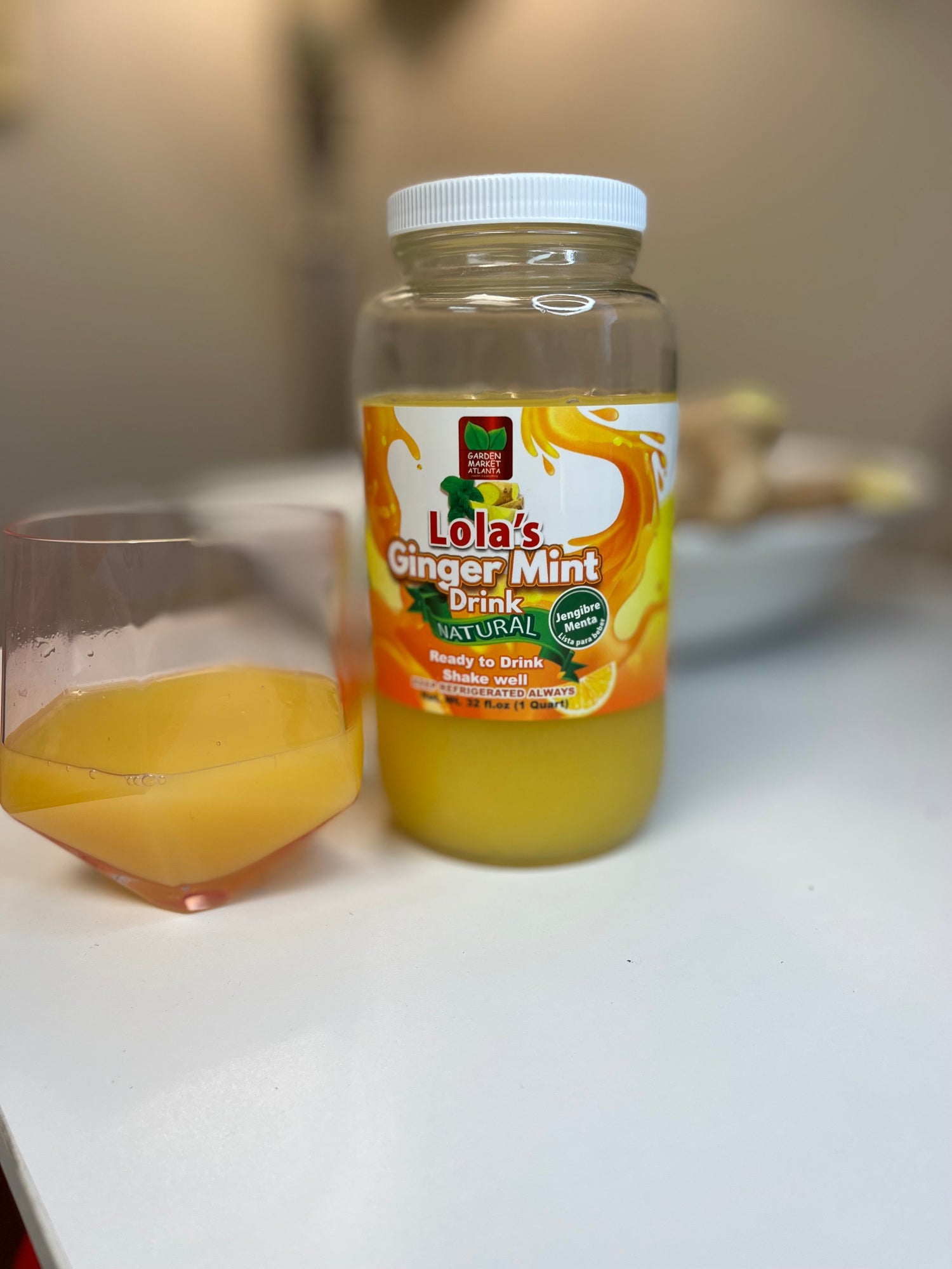 Ginger Mint Drink - Ginger Juice | Garden Market Atlanta